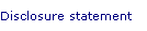 Disclosure statement